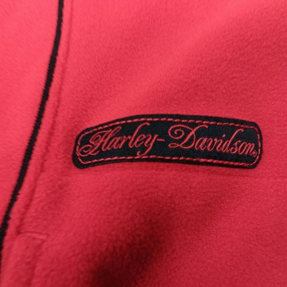 Triple S Harley Davidson Morgantown West Virginia Large Fleece Jacket 1/4 Zip - Picture 3 of 15